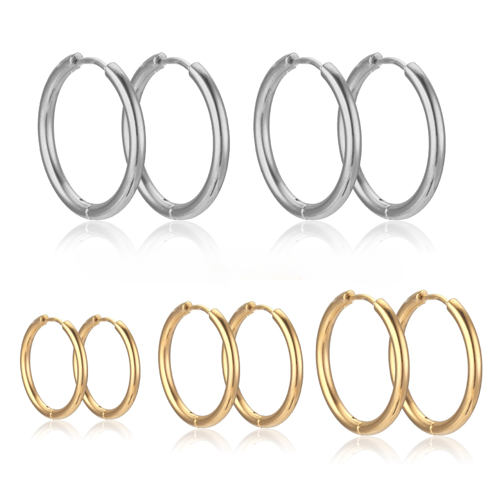 Jewelry Making Materials Wholesale - 8-20mm Multiple Diameter Sizes Gold Color