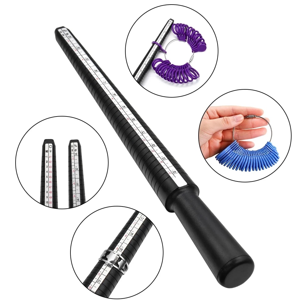 Jewelry Making Uk - Professional Jewelry Tools Ring Gauge Mandrel