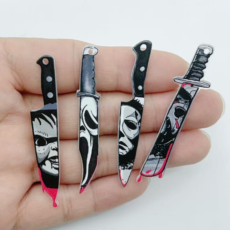 Jewelry Making Factory - 10 pieces of acrylic jewelry Halloween