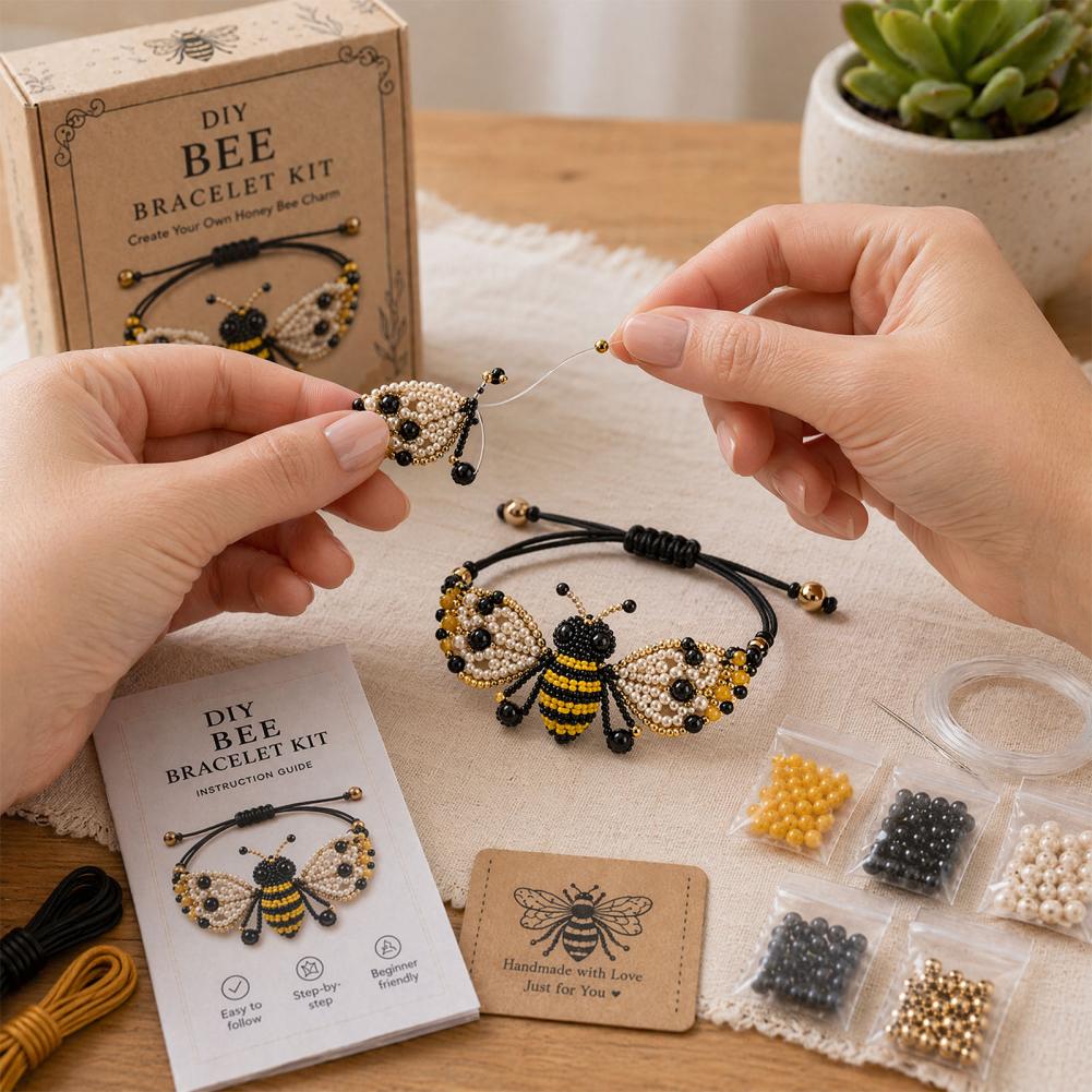 Jewelry Making Diy Kit - Animal DIY Beaded Bracelet Making Kit