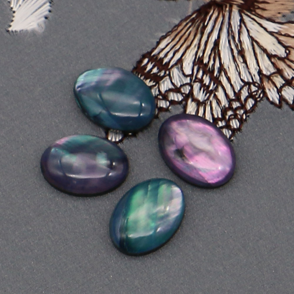 Jewelry Making Process - 10x14mm Abalone Shell Bead Drip Resin
