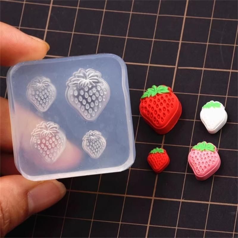 Jewelry Making Workshop - Silicone Mold for Making Miniature Strawberry
