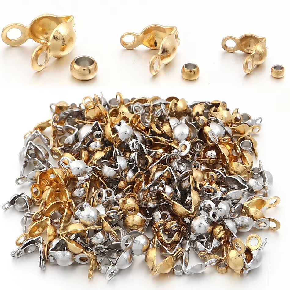 Jewelry Making Diy Kit - 40-200pcs Stainless Steel Connector Clasp Crimp