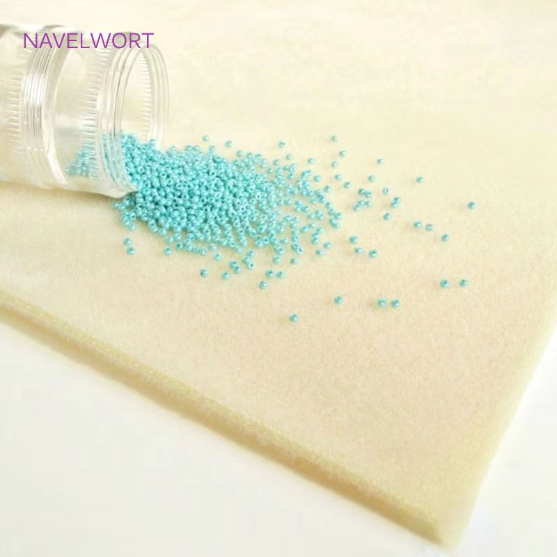Jewelry Making Workshop - Gray Flocked Soft Bead Mat,Bead Scoop,