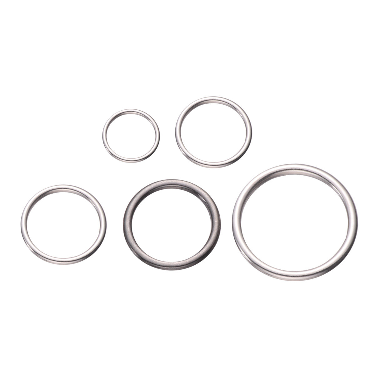 50Pcs Alloy Round Closed Rings - Jewelry Making Diy Kit 评论和价格