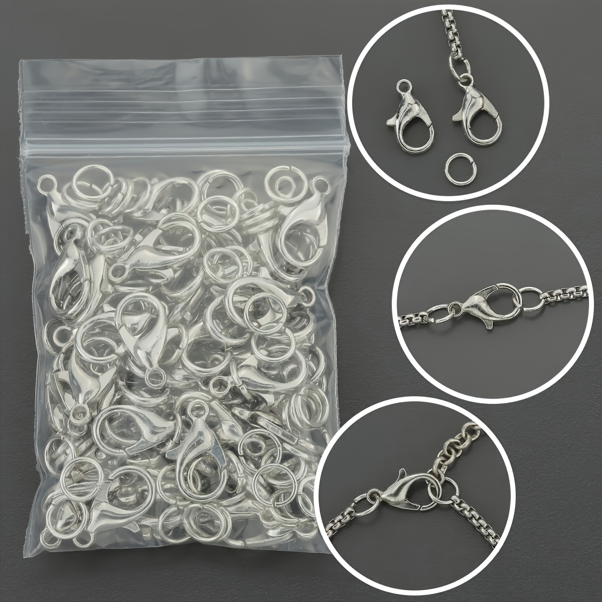 1/2/300pcs Lobster Clasps Open - Jewelry Making Looper Tool 评论和价格