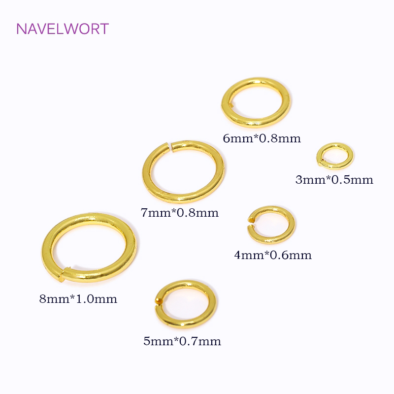 14K/18K Gold Plated Split Ring - Jewelry Making Looper Tool 评论和价格
