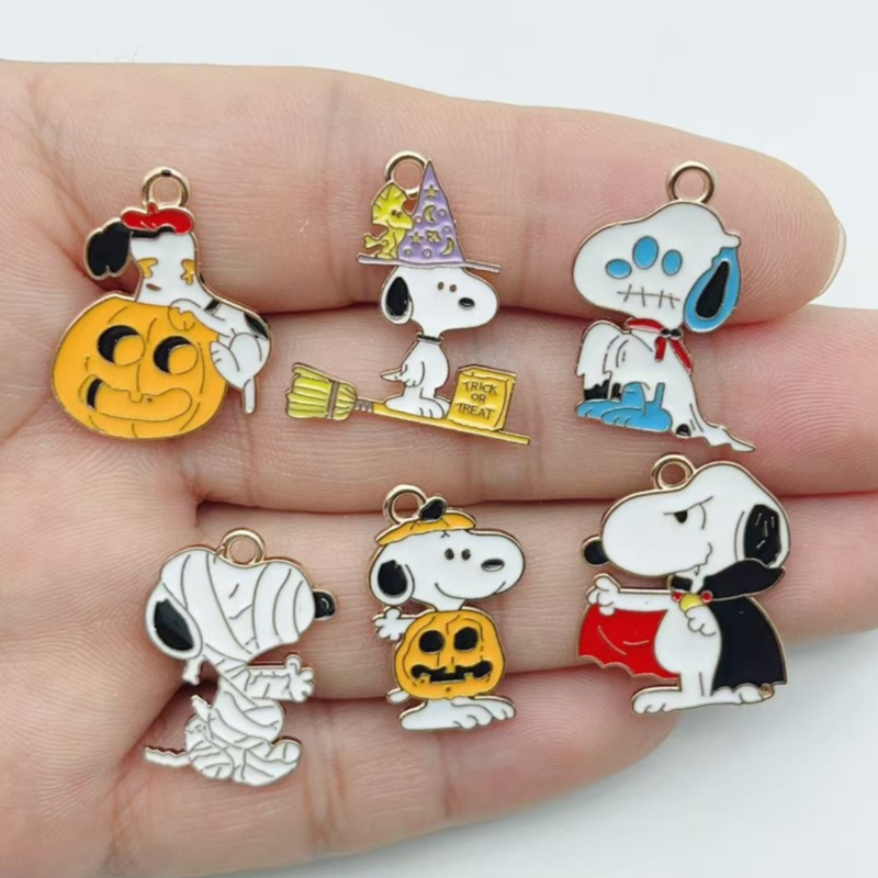 10Pcs Cute Halloween Cartoon P - Jewelry Making Factory 评论和价格