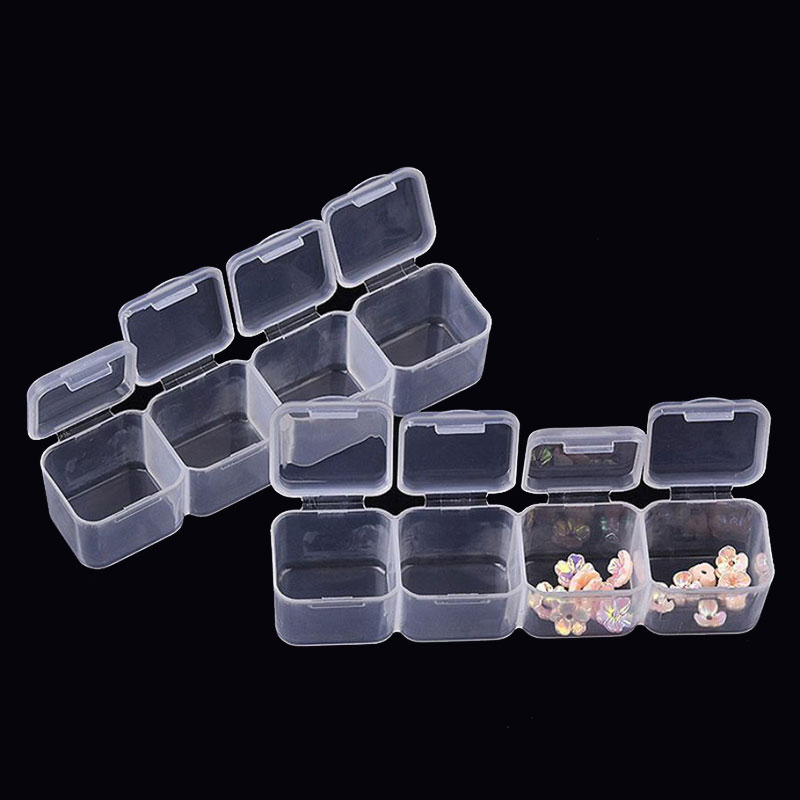 Transparent Nails Art Organize - Jewelry Making Organizer Box 评论和价格