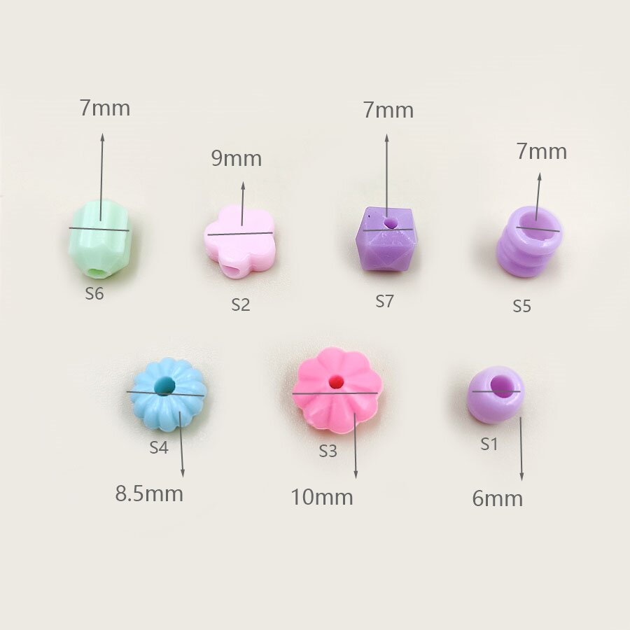 40pcs/bag Loose Mix Cute Acryl - Jewelry Making 4 Year Old 评论和价格