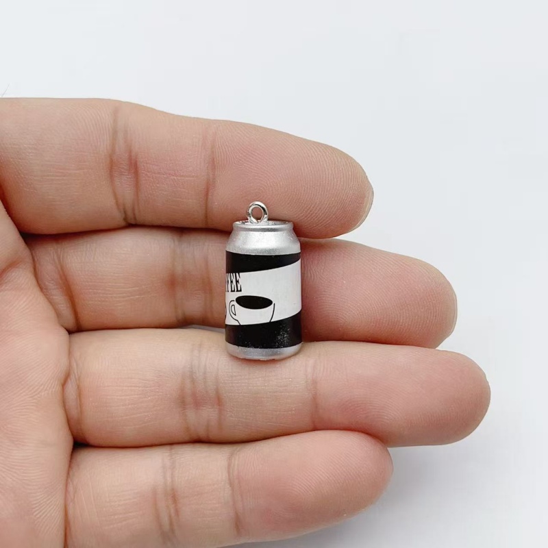 10Pcs Mini Simulation Beverage - Jewelry Making Charms 评论和价格