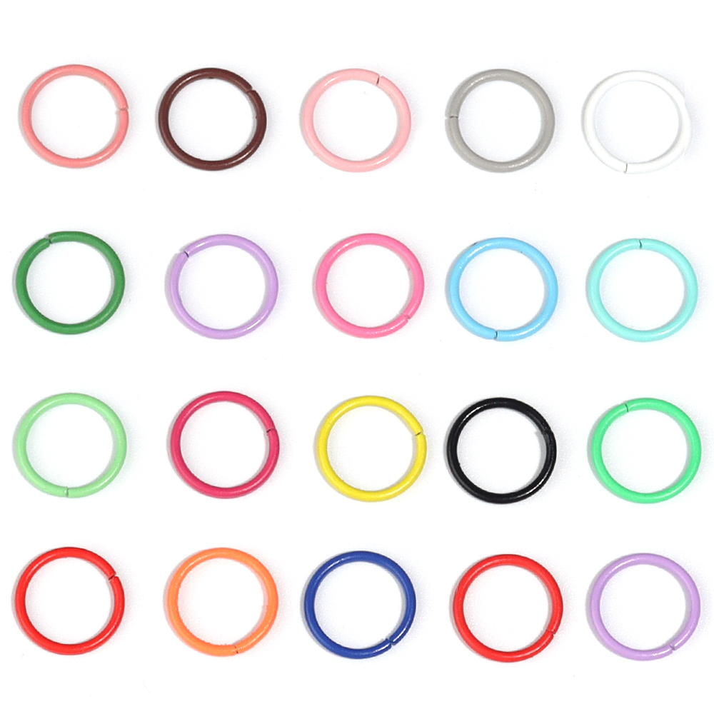 50pcs 8/10mm Iron Split Ring O - Jewelry Making Looper Tool 评论和价格