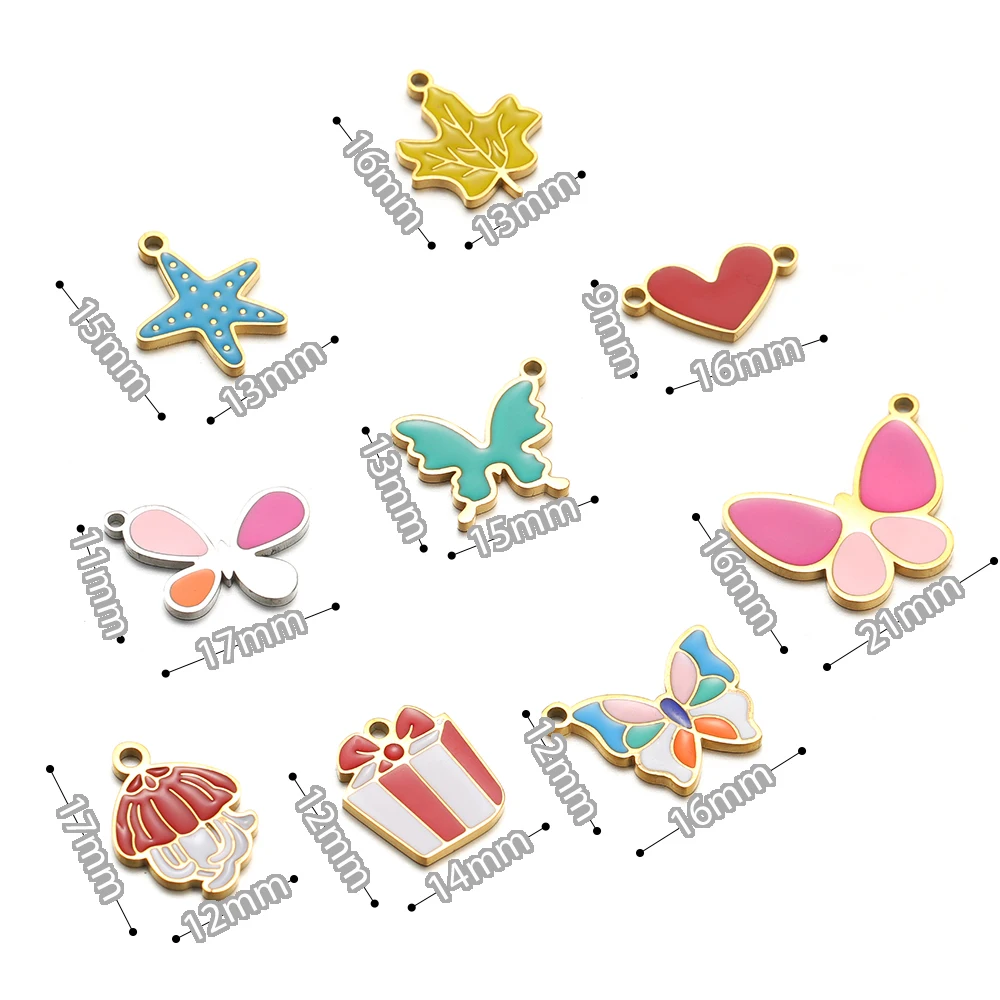5pcs Stainless Steel Star Butt - Jewelry Making 4 Year Old 评论和价格