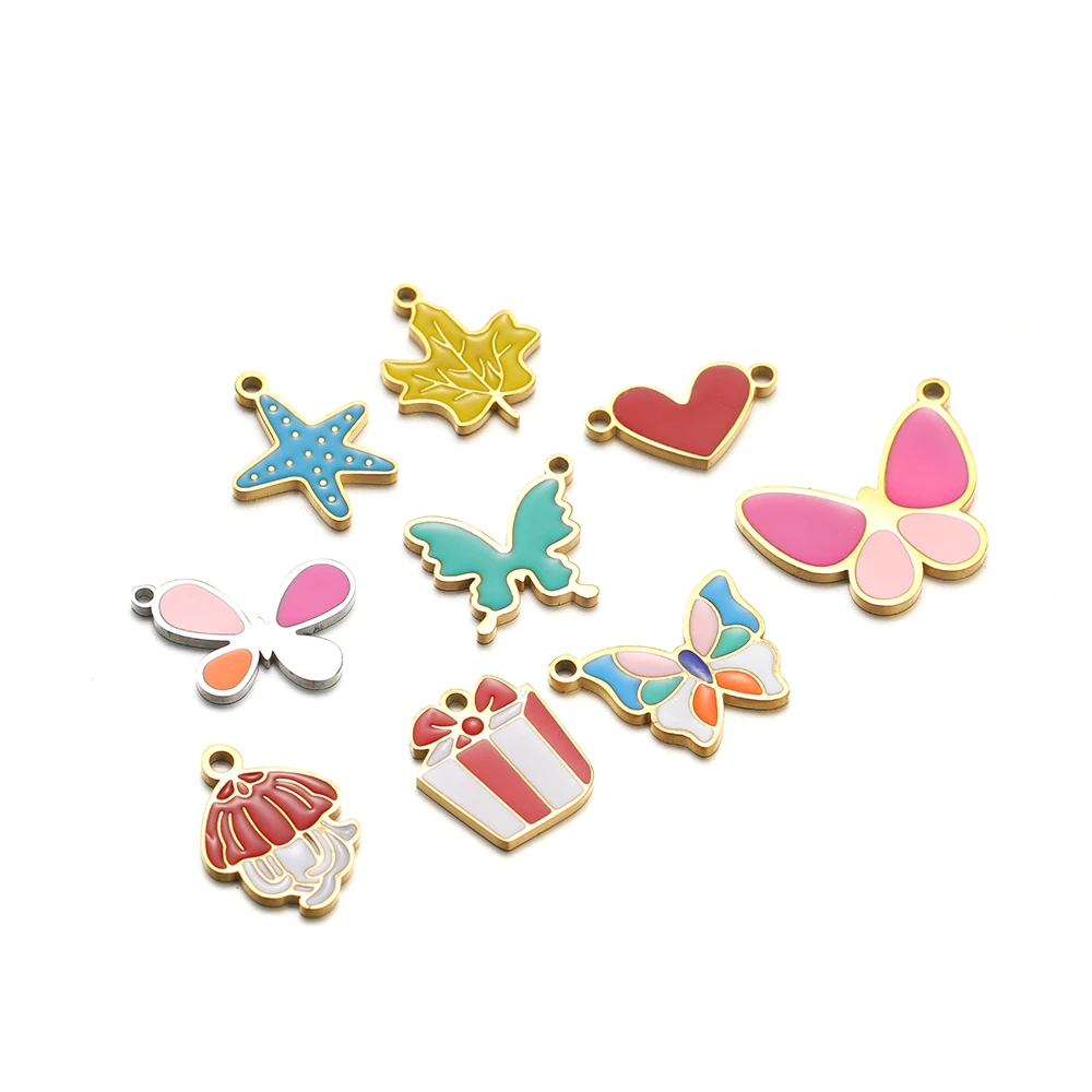 5pcs Stainless Steel Star Butt - Jewelry Making 4 Year Old 评论和价格