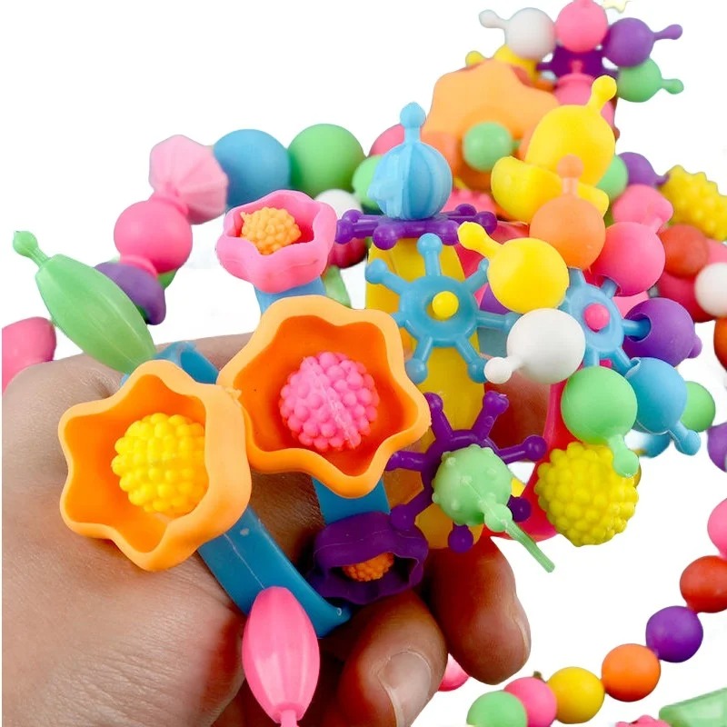 188-608pcs Pop Beads Children  - Jewelry Making 4 Year Old 评论和价格