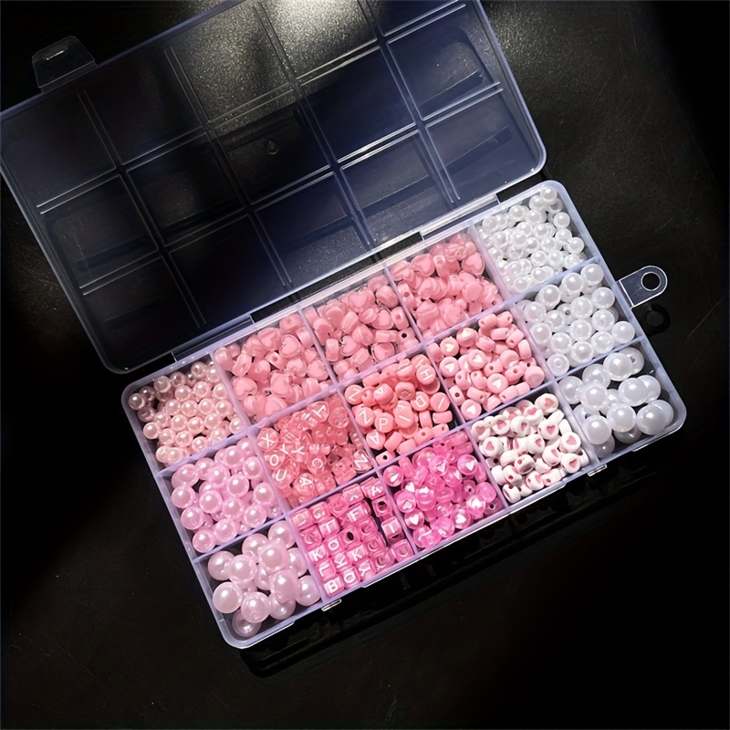 10-Piece Pink Alphabet Box, Ac - Jewelry Making Diy Kit 评论和价格