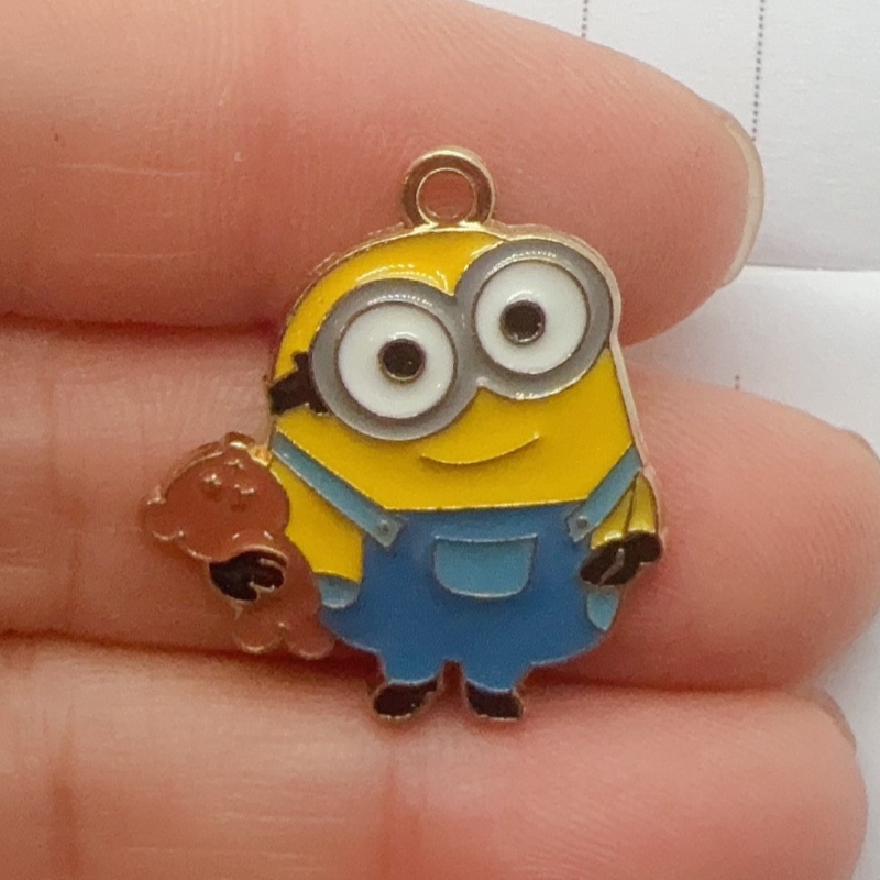 10pcs alloy drip oil cartoon p - Jewelry Making Factory 评论和价格