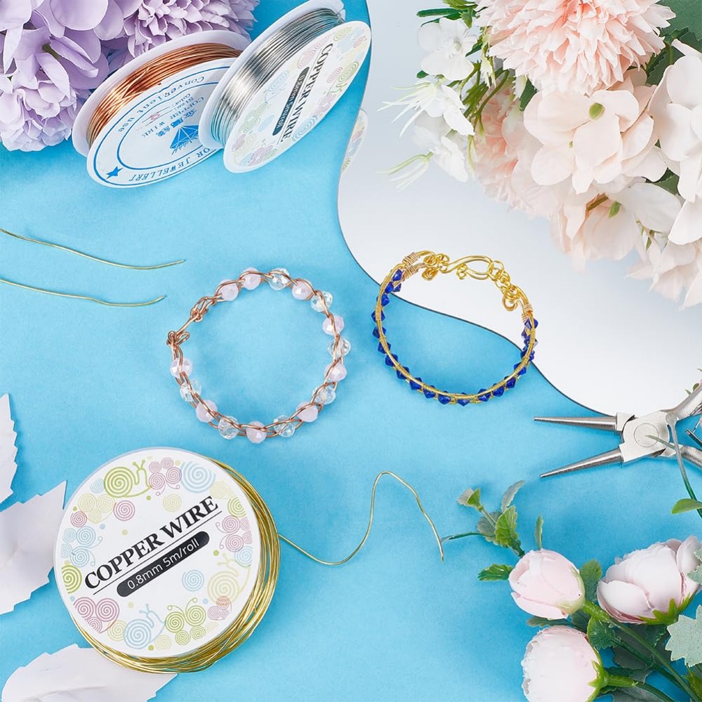 12.8M Copper Jewelry Wire 0.8m - Jewelry Making Materials Wholesale 评论和价格