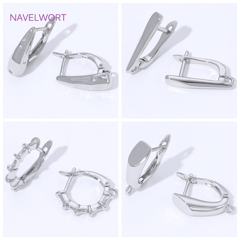 18K Gold Plated Smooth Earring - Jewelry Making Essentials 评论和价格