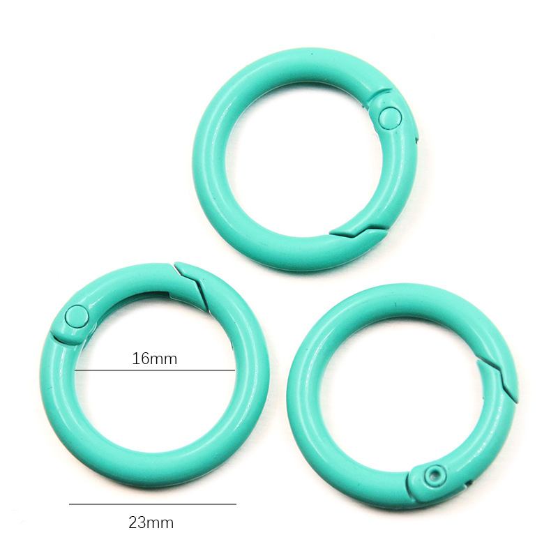 5-20pcs Colorful Spring O Ring - Jewelry Making Charms 评论和价格