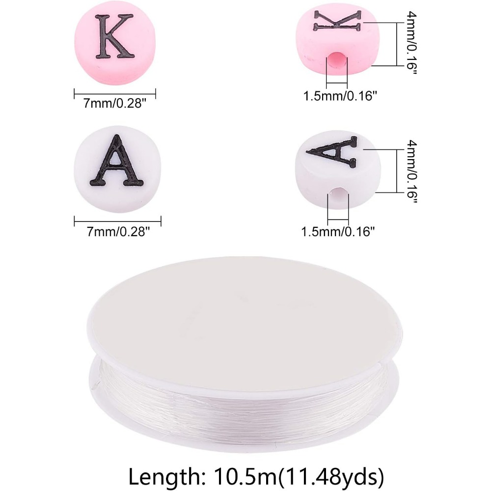 Greek Alphabet Bead Stretch Br - Jewelry Making Diy Kit 评论和价格