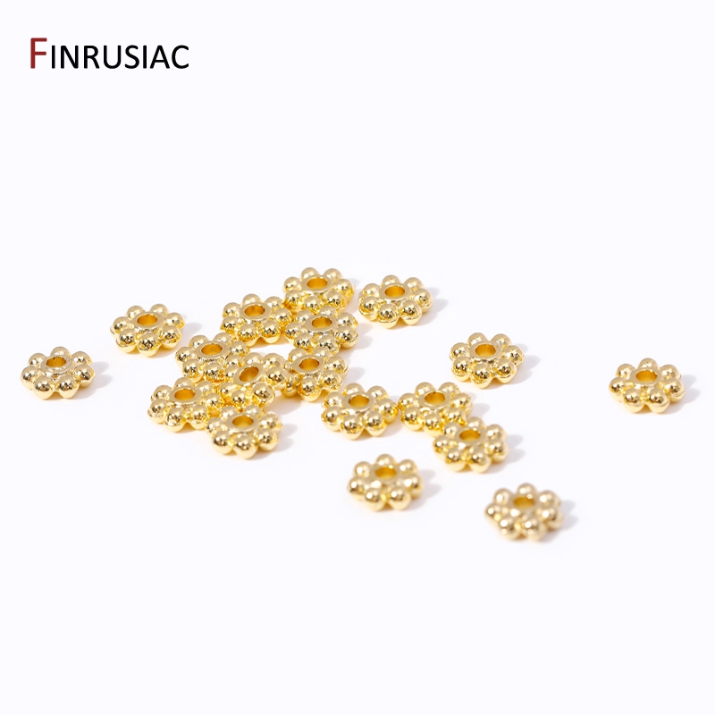 30PCS 4mm/5mm/6mm 14K Real Gol - Jewelry Making Bali 评论和价格