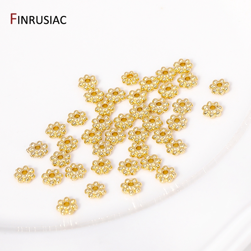 30PCS 4mm/5mm/6mm 14K Real Gol - Jewelry Making Bali 评论和价格