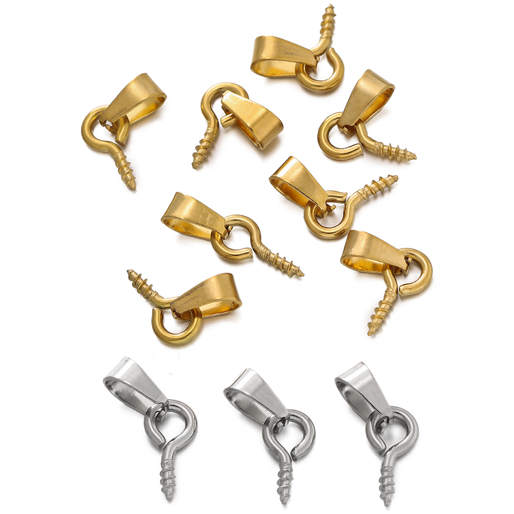 20Sets Stainless Steel Bail Cl - Jewelry Making Charms 评论和价格