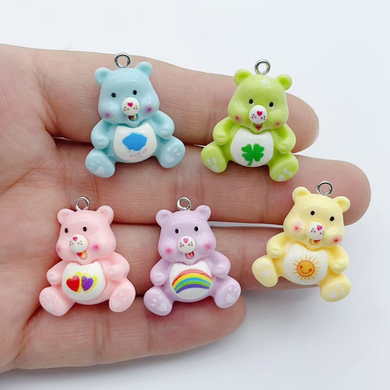 10pcs cartoon animal charm pen - Jewelry Making Charms 评论和价格