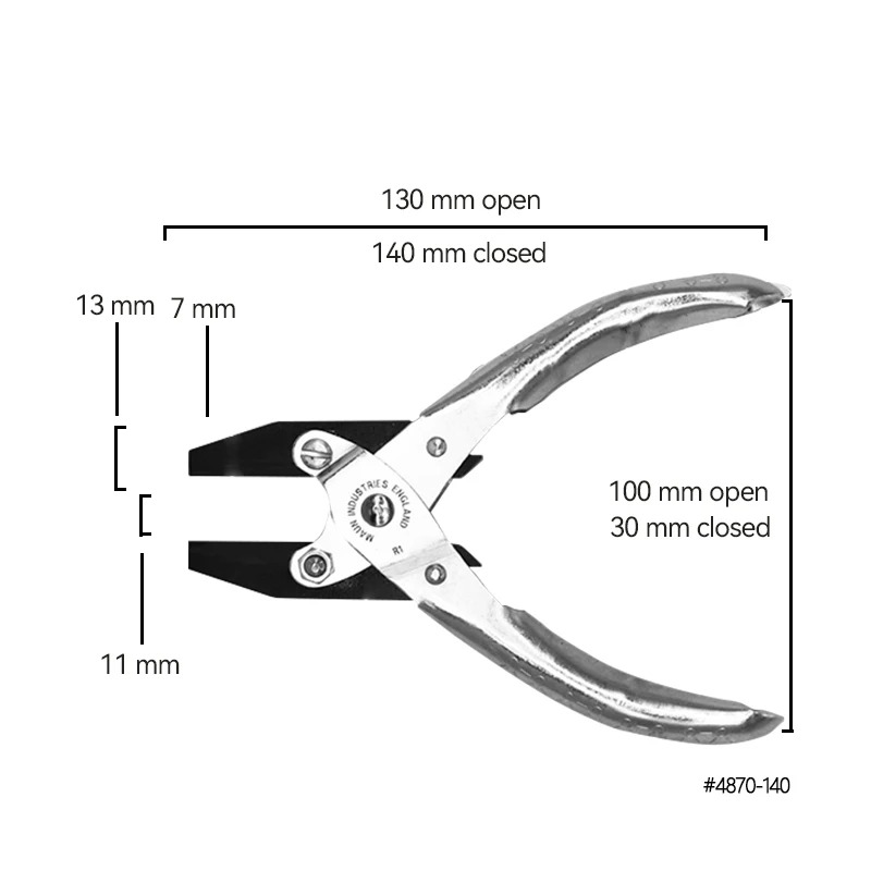 UK MAUN 140mm Smooth Jaws Flat - Jewelry Making Uk 评论和价格