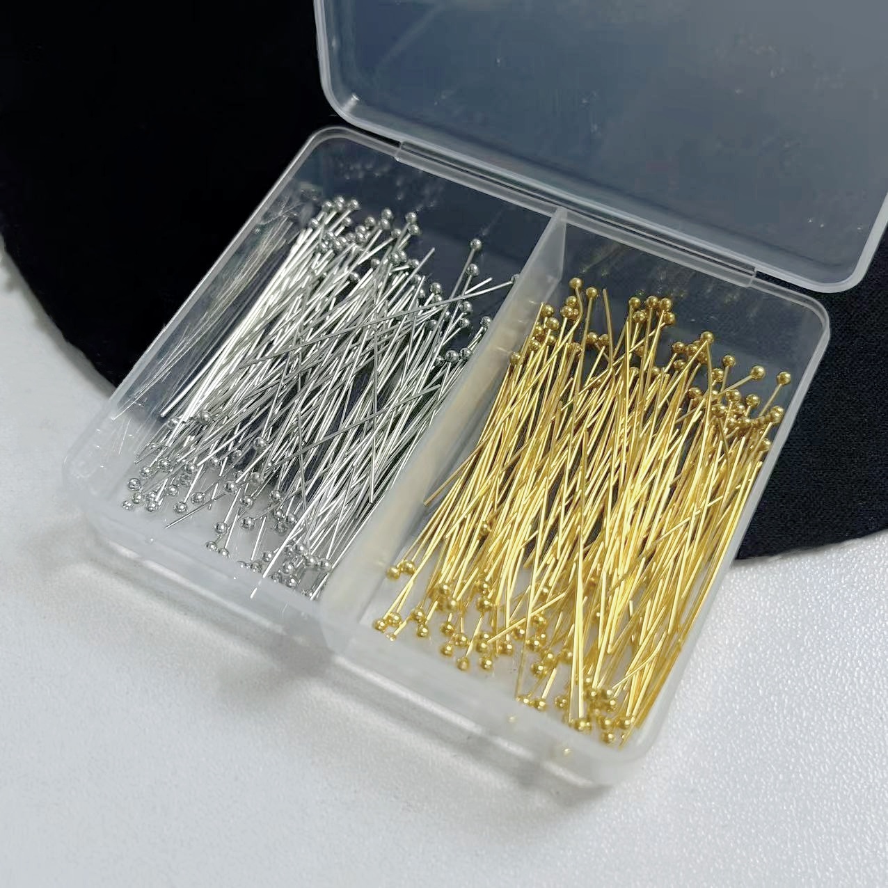 200pcs Copper Ball Pins Assort - Jewelry Making Diy Kit 评论和价格
