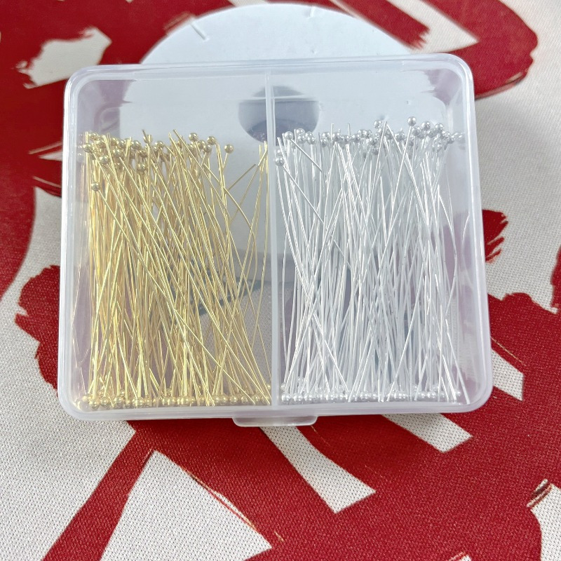 200pcs Copper Ball Pins Assort - Jewelry Making Diy Kit 评论和价格