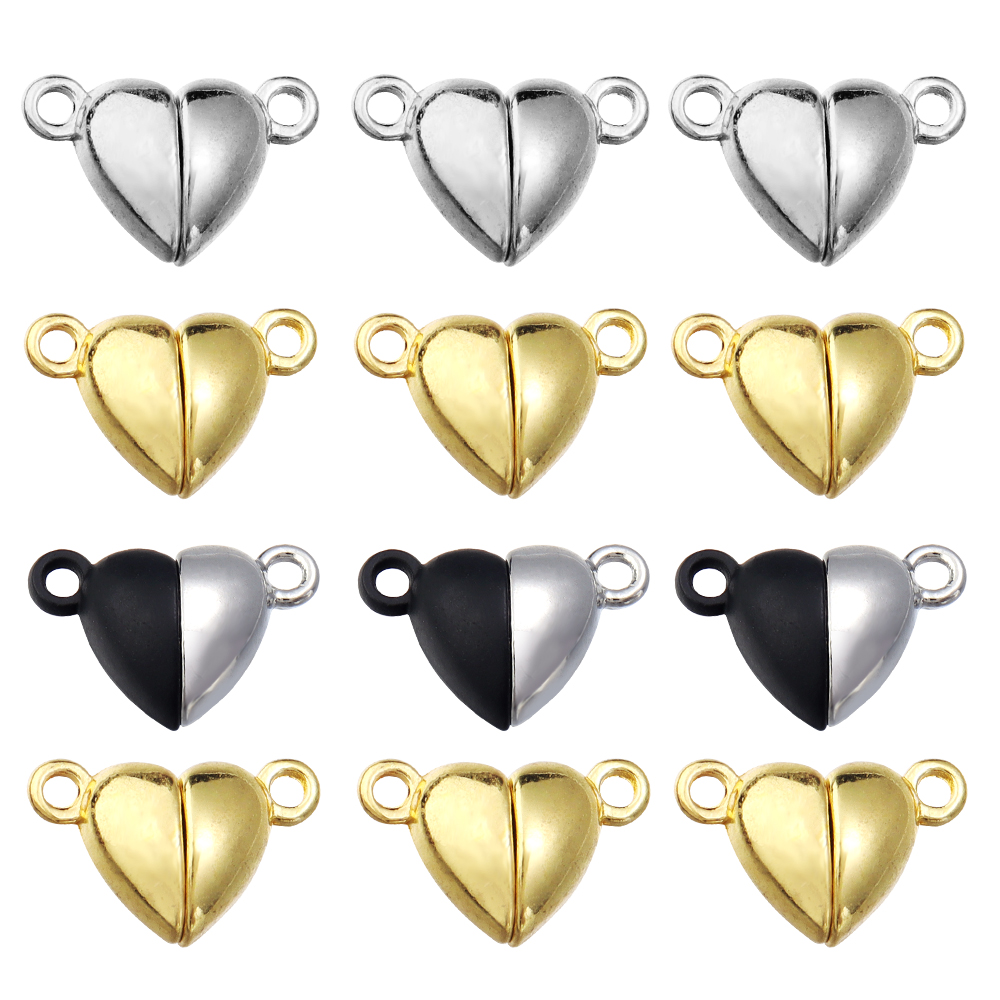5pcs/Lot Alloy Love Heart Shap - Jewelry Making Essentials 评论和价格