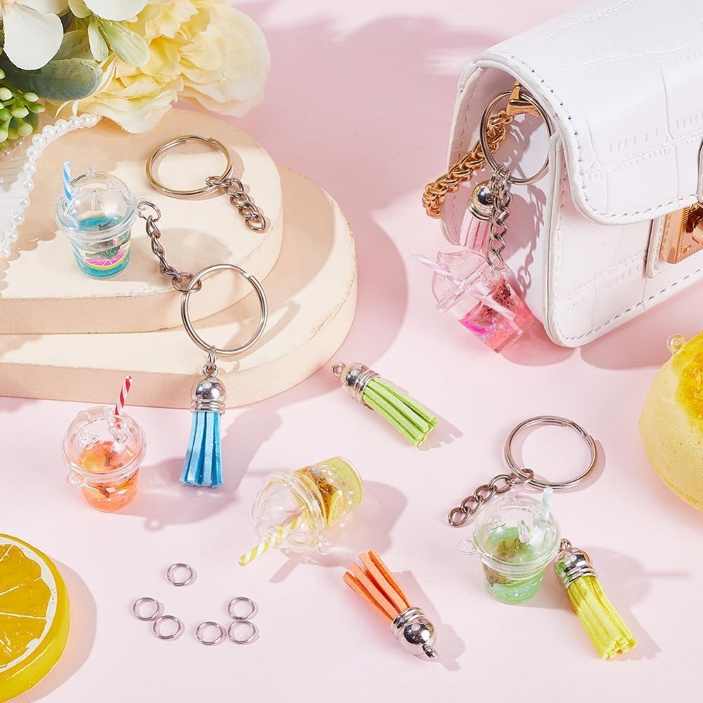 35Pcs DIY 5 Sets Bubble Tea Ke - Jewelry Making Diy Kit 评论和价格