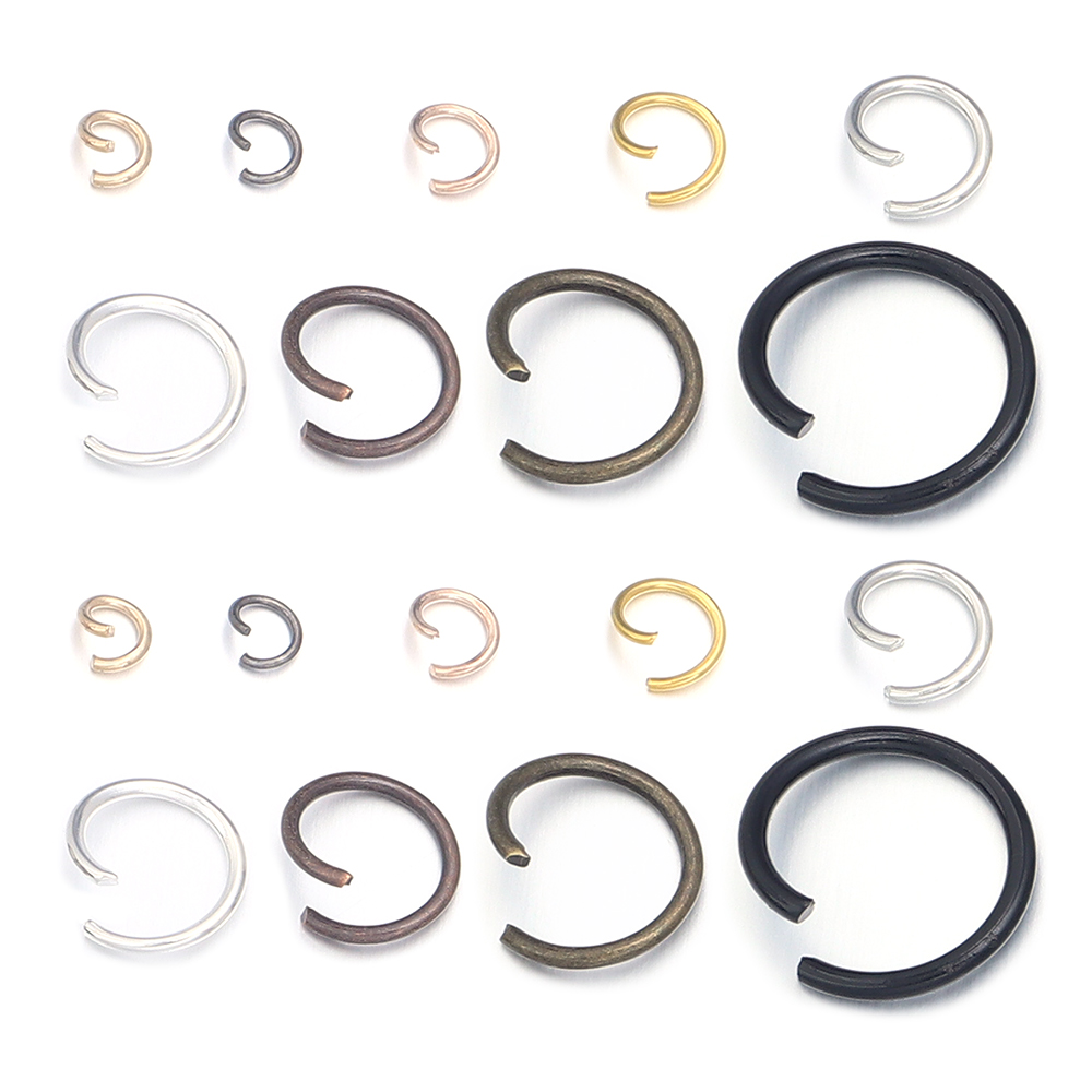200pcs/lot Metal Open Jump Rin - Jewelry Making Looper Tool 评论和价格