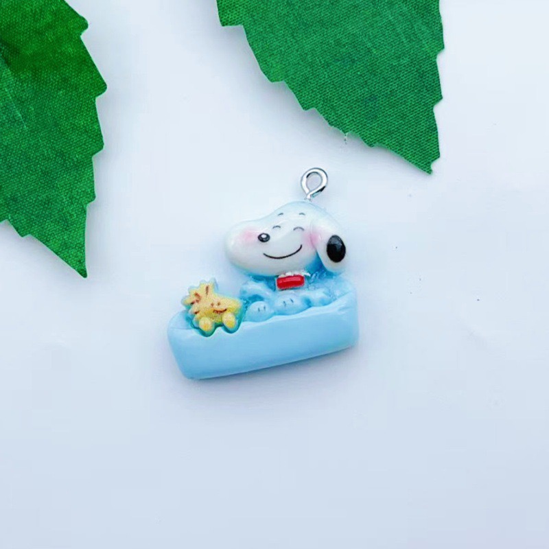 12pcs resin cartoon dog pendan - Jewelry Making Factory 评论和价格