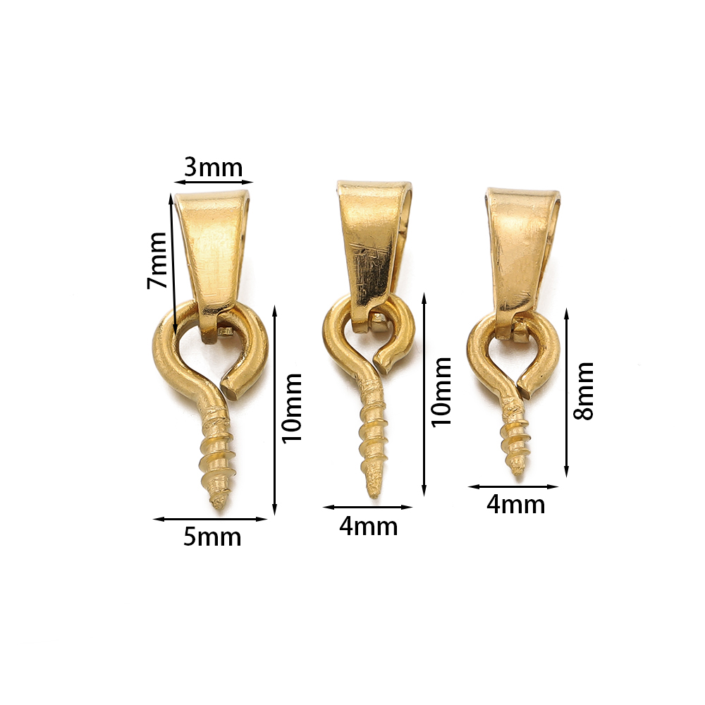 20pcs Stainless Steel Screw Ey - Jewelry Making Looper Tool 评论和价格
