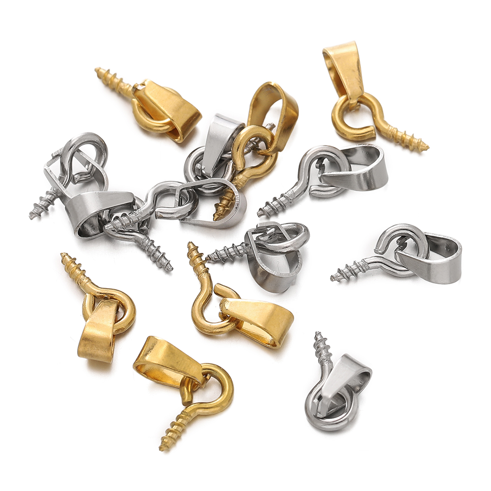 20pcs Stainless Steel Screw Ey - Jewelry Making Looper Tool 评论和价格