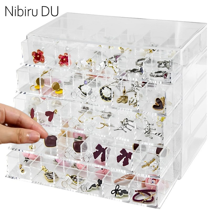 Transparent Jewelry Storage Bo - Jewelry Making Organizer Box 评论和价格