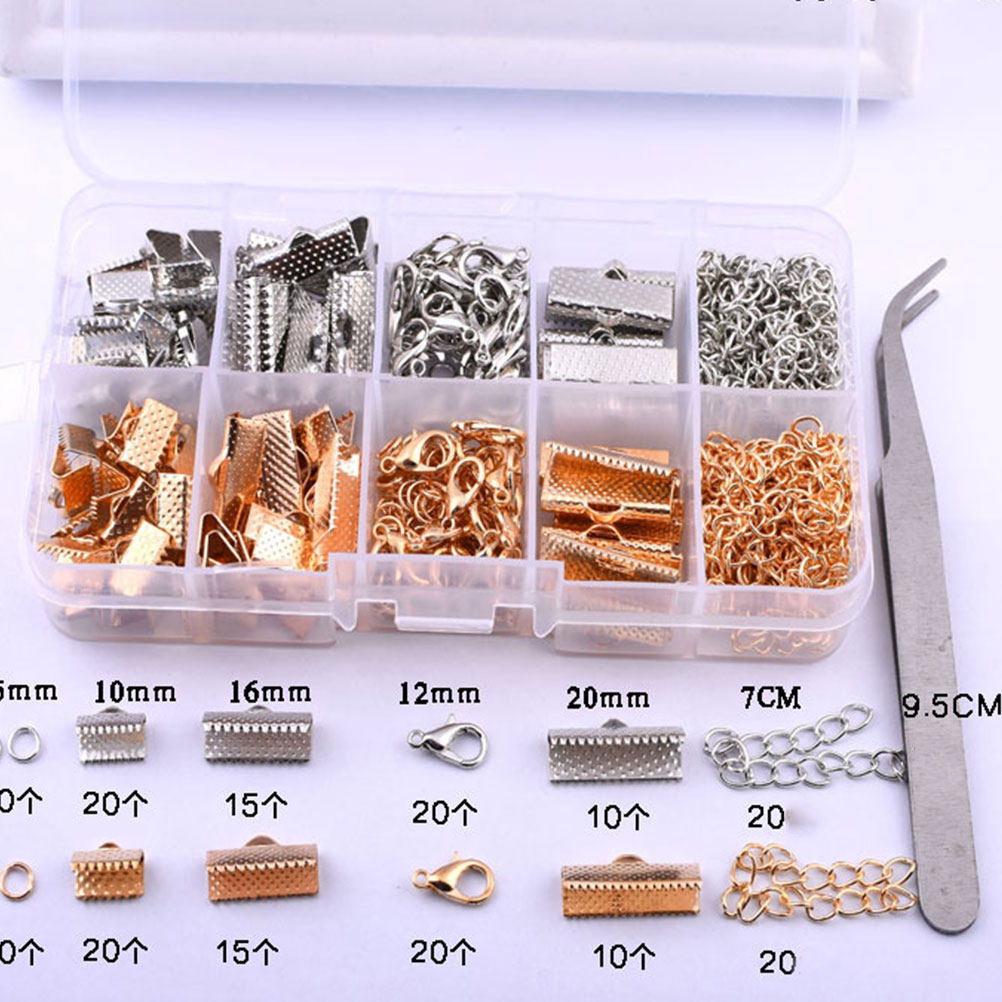 371pcs Golden Necklace Buckle  - Jewelry Making Diy Kit 评论和价格