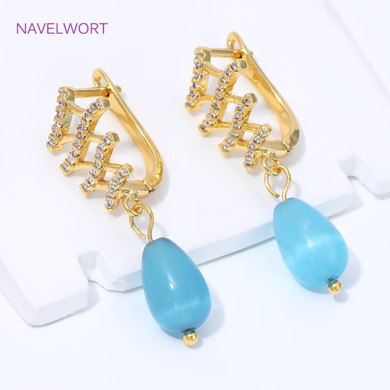 18K Gold Plated Fan Shape Flow - Jewelry Making Essentials 评论和价格