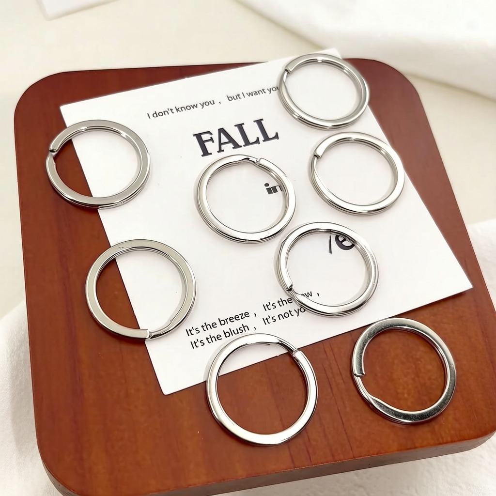 10/20/100pcs Metal Key Rings 1 - Jewelry Making Materials Wholesale 评论和价格
