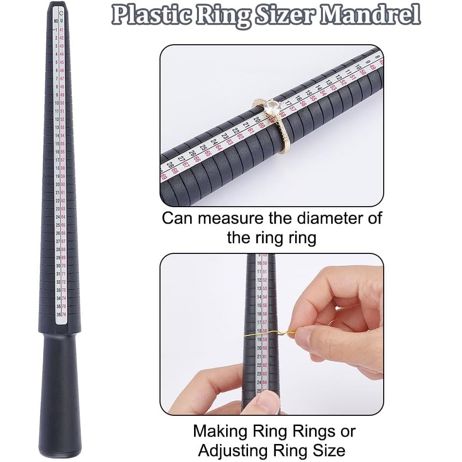 Professional Plastic Ring Size - Jewelry Making Uk 评论和价格