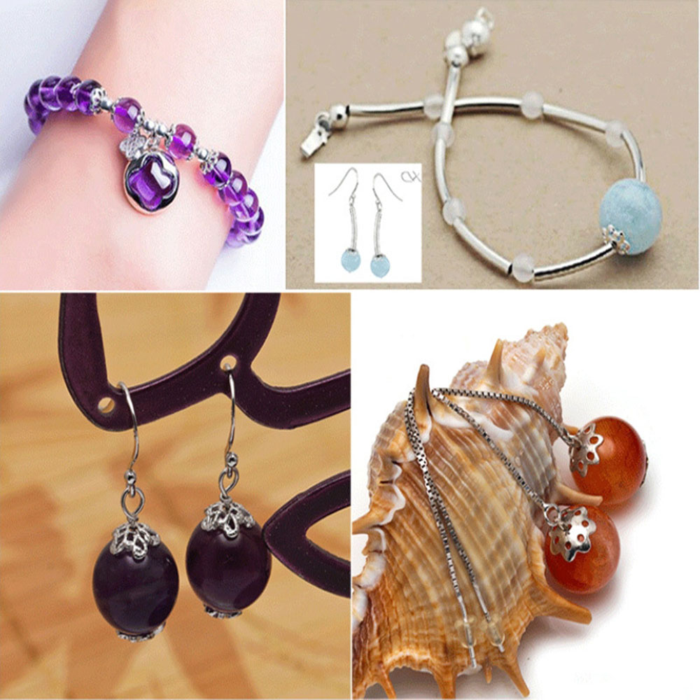 100Pcs Flower Bead Caps for Br - Jewelry Making Bali 评论和价格