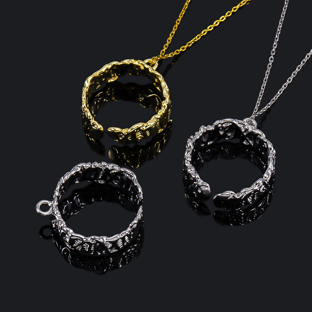 2Pcs Gold Plated Irregular Ope - Jewelry Making Materials Wholesale 评论和价格
