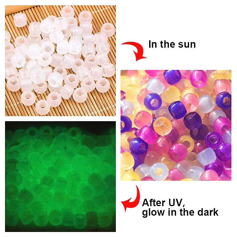 6*8mm UV Changing Reactive Acr - Jewelry Making 4 Year Old 评论和价格