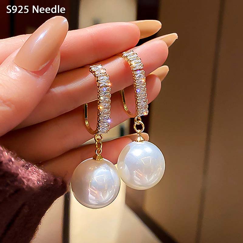 Silver Needle Dangle Earrings  - Beading Needle Fine 评论和价格