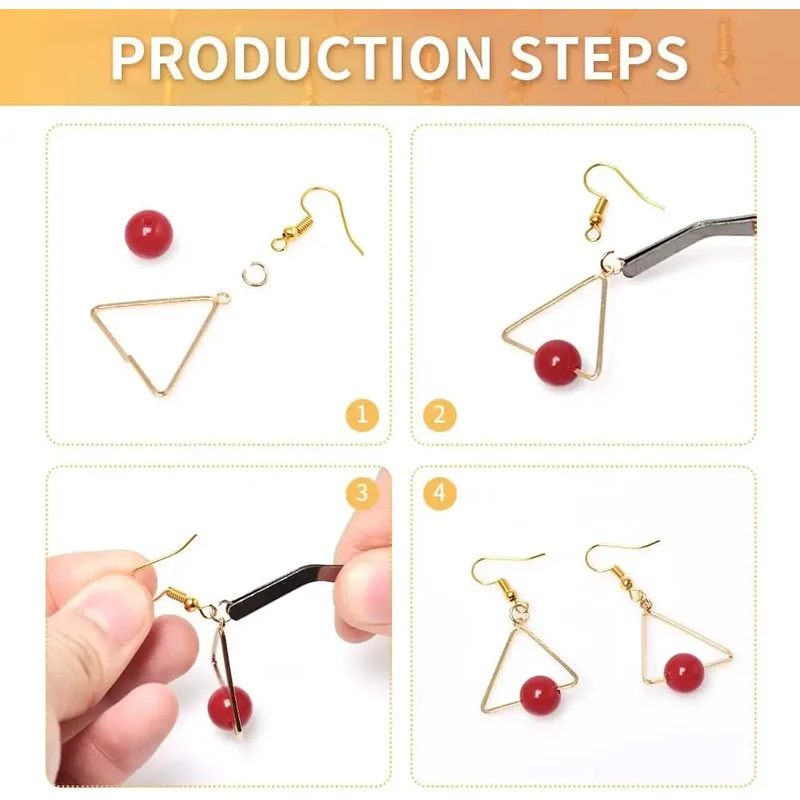 100/500pcs DIY Earring Finding - Jewelry Making Factory 评论和价格