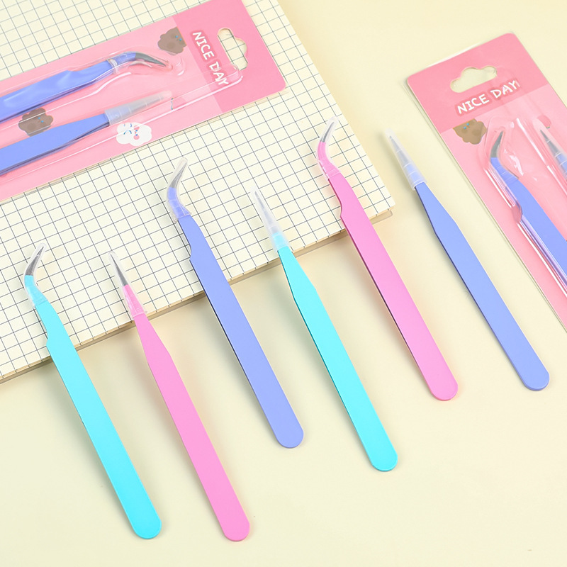 6pcs Tweezers Set - Angle and  - Jewelry Making Workshop 评论和价格
