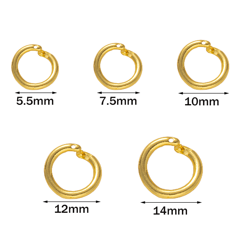 10pcs 18K Gold Plated Brass Lo - Jewelry Making Looper Tool 评论和价格
